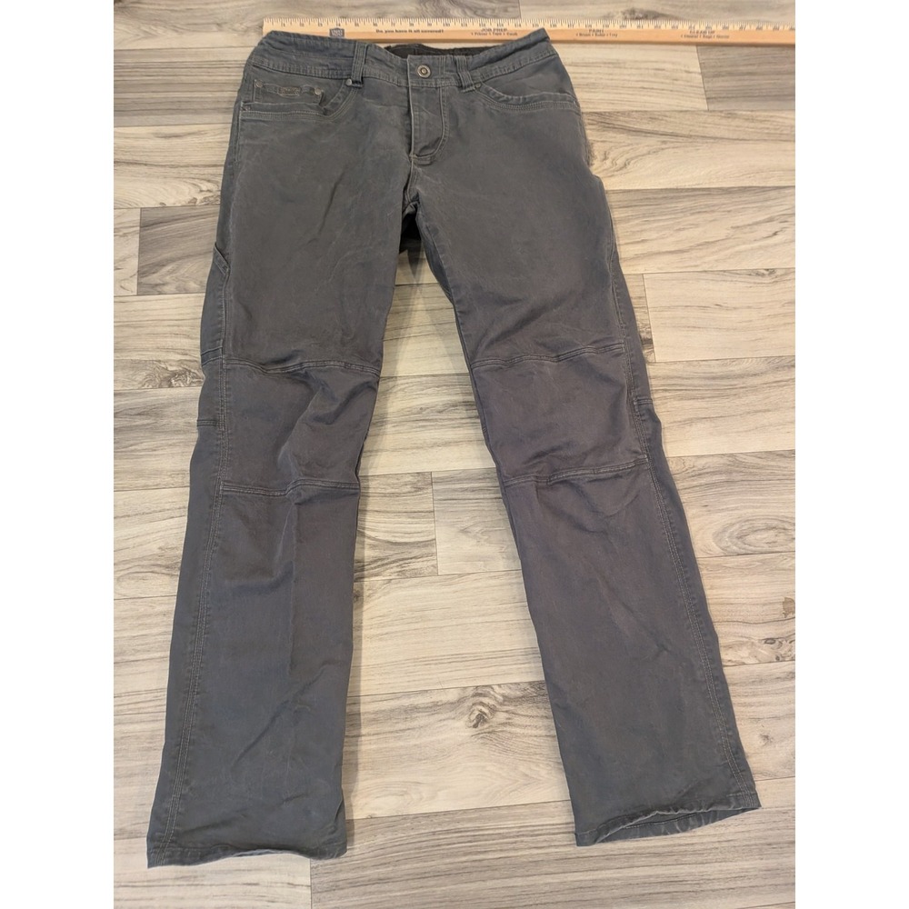 Kuhl Rebel Pants Mens 32x30 Canvas Durable Workwear Hiking Articulated Knee Fade